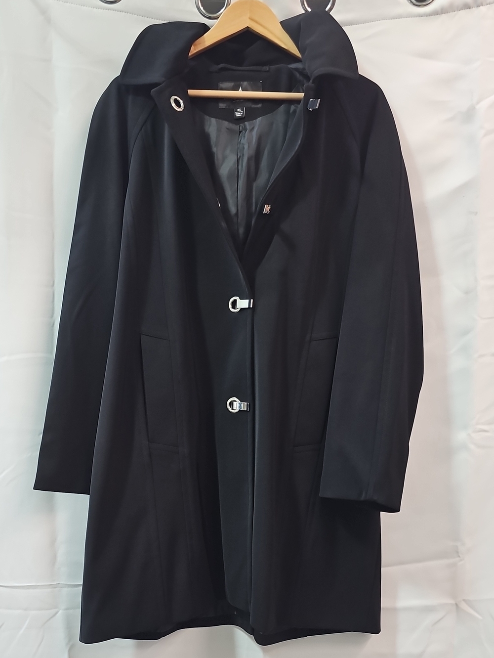 LONDON FOG HOODED TRENCH COAT BFPM-09-283